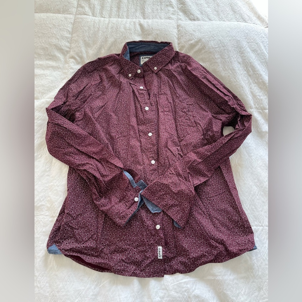 Men's Burgundy Shirt